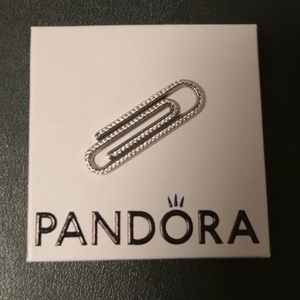 Pandora ME Pavé Paperclip Styling Link
